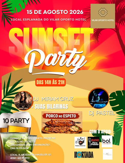 SUNSET PARTY TICKETS SUNSET PARTY TICKETS